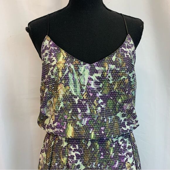 LULULEMON City Summer Dress Floral Sport White Multi Narrow Court Stripe Black 6 - Picture 8 of 17